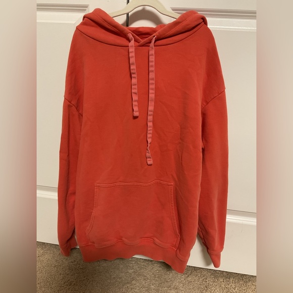 aerie Tops - Aerie Cozy Orange-Red Hoodie